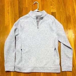 FLX Men's Gray Quarter-Zip Sweater